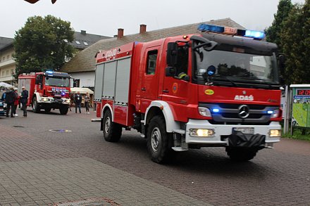 Pokaz strażacki OSP Centrum i Jawornik